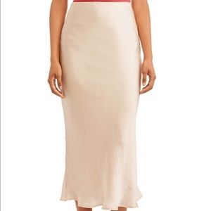 NWOT, Love Sadie- Satin Maxi Skirt
